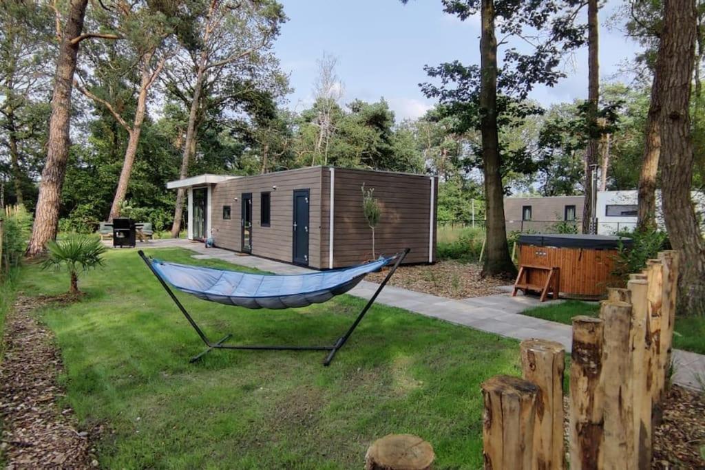 Boslodge Het Groene Hert Met Hottub